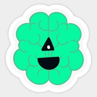 Brain monster Sticker